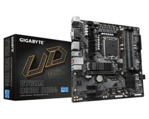 PB S1700 GIGABYTE B760M DS3H DDR4 4DDR4 PCI4 LAN 2.5